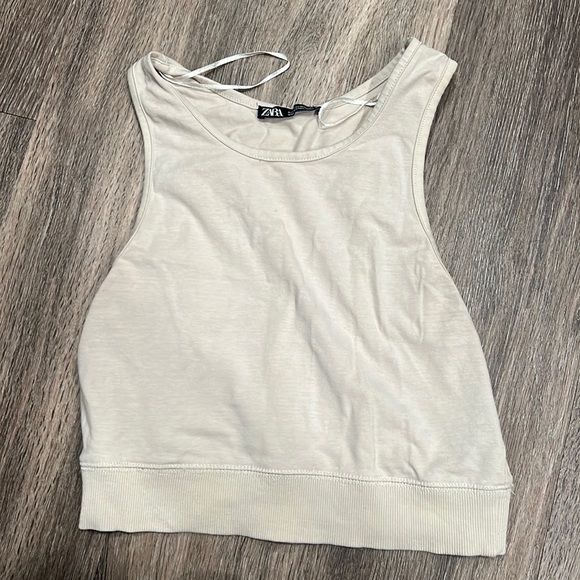 Zara Tops Zara Cropped Tank Top Poshmark